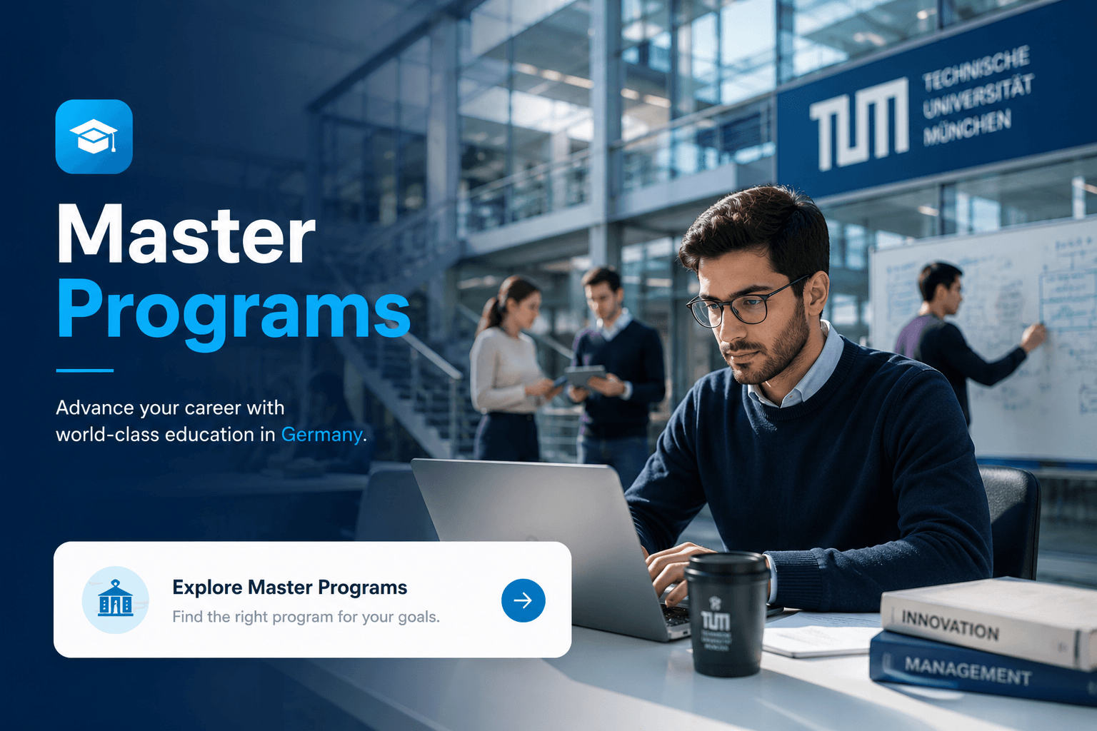 Graduate with Masters thesis and diploma